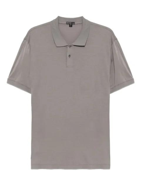 luxe lotus jersey polo shirt by JAMES PERSE