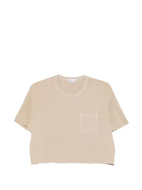 pocket cropped T-shirt by JAMES PERSE