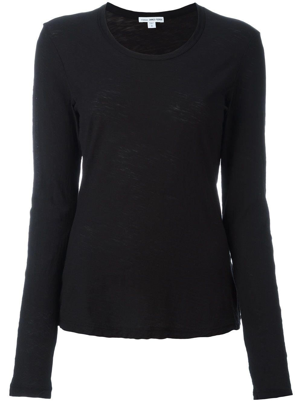 round neck longsleeved T-shirt by JAMES PERSE