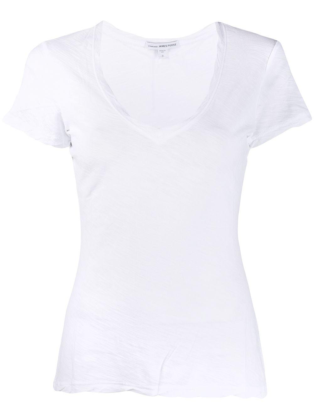 twist seam T-shirt by JAMES PERSE