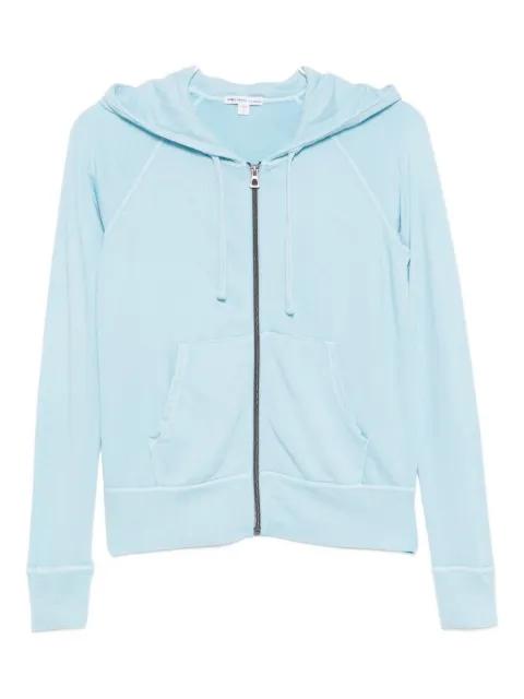 vintage french terry zip up hoodie by JAMES PERSE