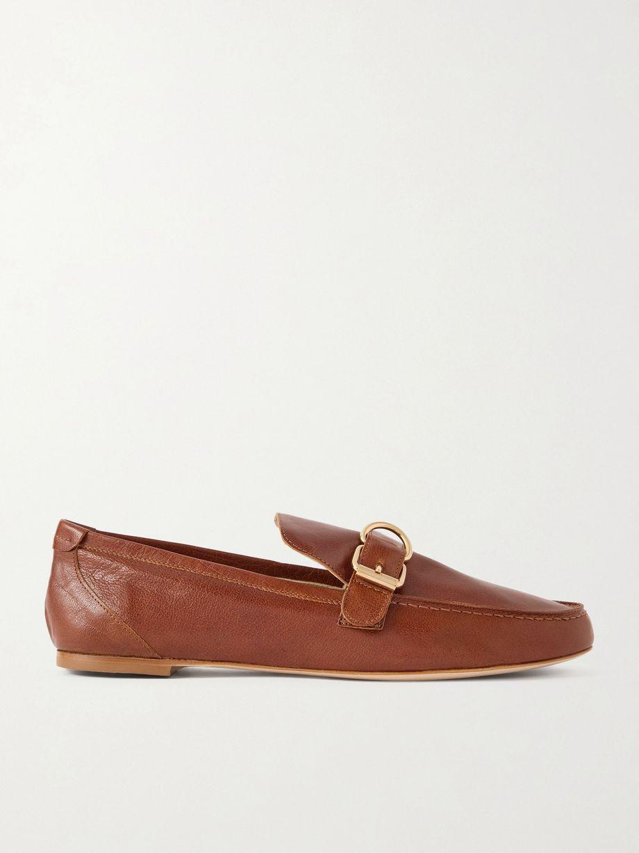 Buckled leather loafers by JAMIE HALLER