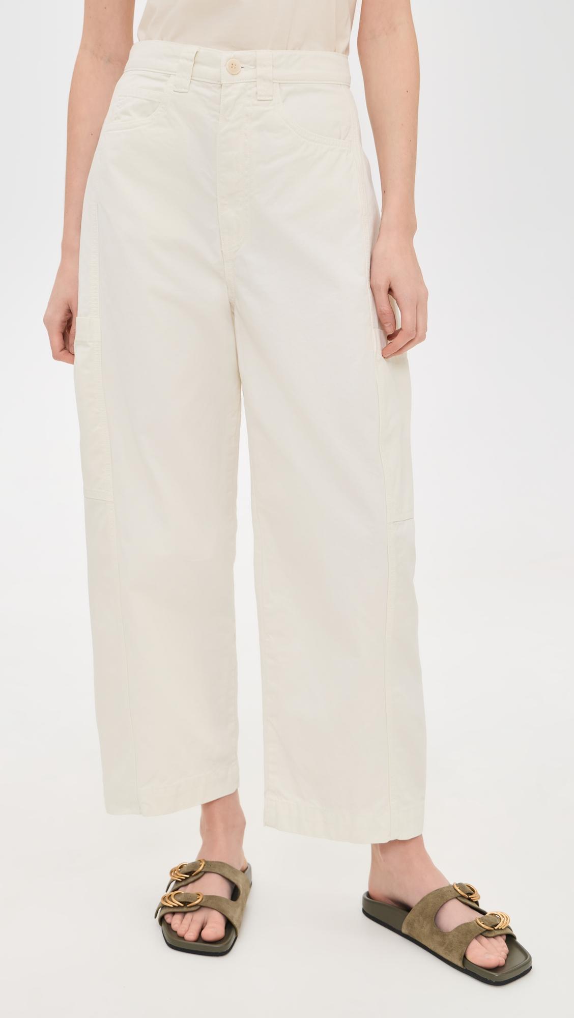 The Baggy Painter Crop Trousers by JAMIE HALLER