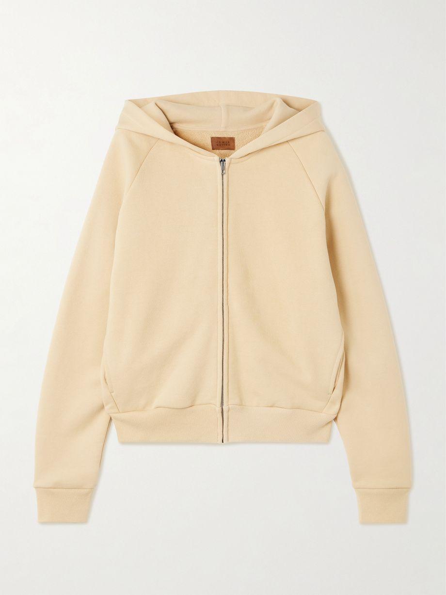 The Bird cotton-terry hoodie by JAMIE HALLER