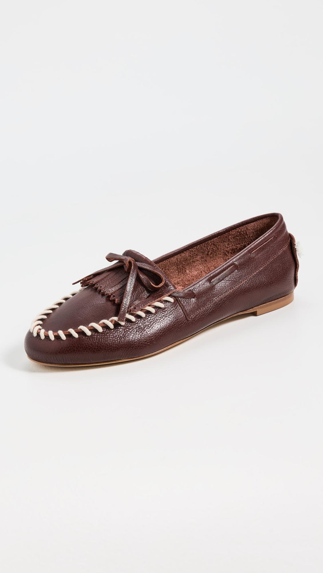The Camp Loafers In Unlined Buffalo by JAMIE HALLER