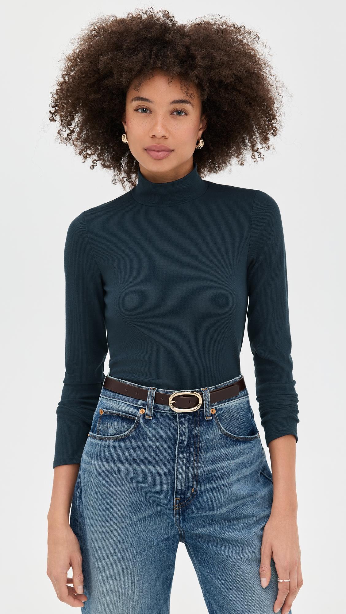 The Mock Neck Tee by JAMIE HALLER