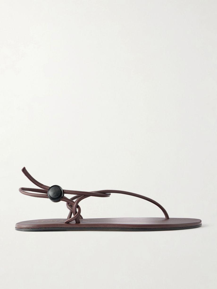 The String Theory leather thong sandals by JAMIE HALLER