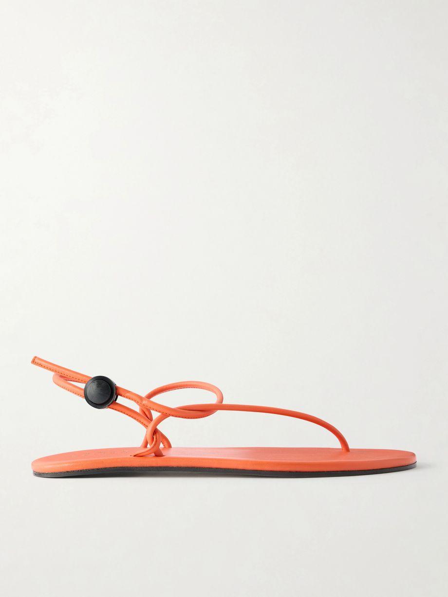 The String Theory leather thong sandals by JAMIE HALLER