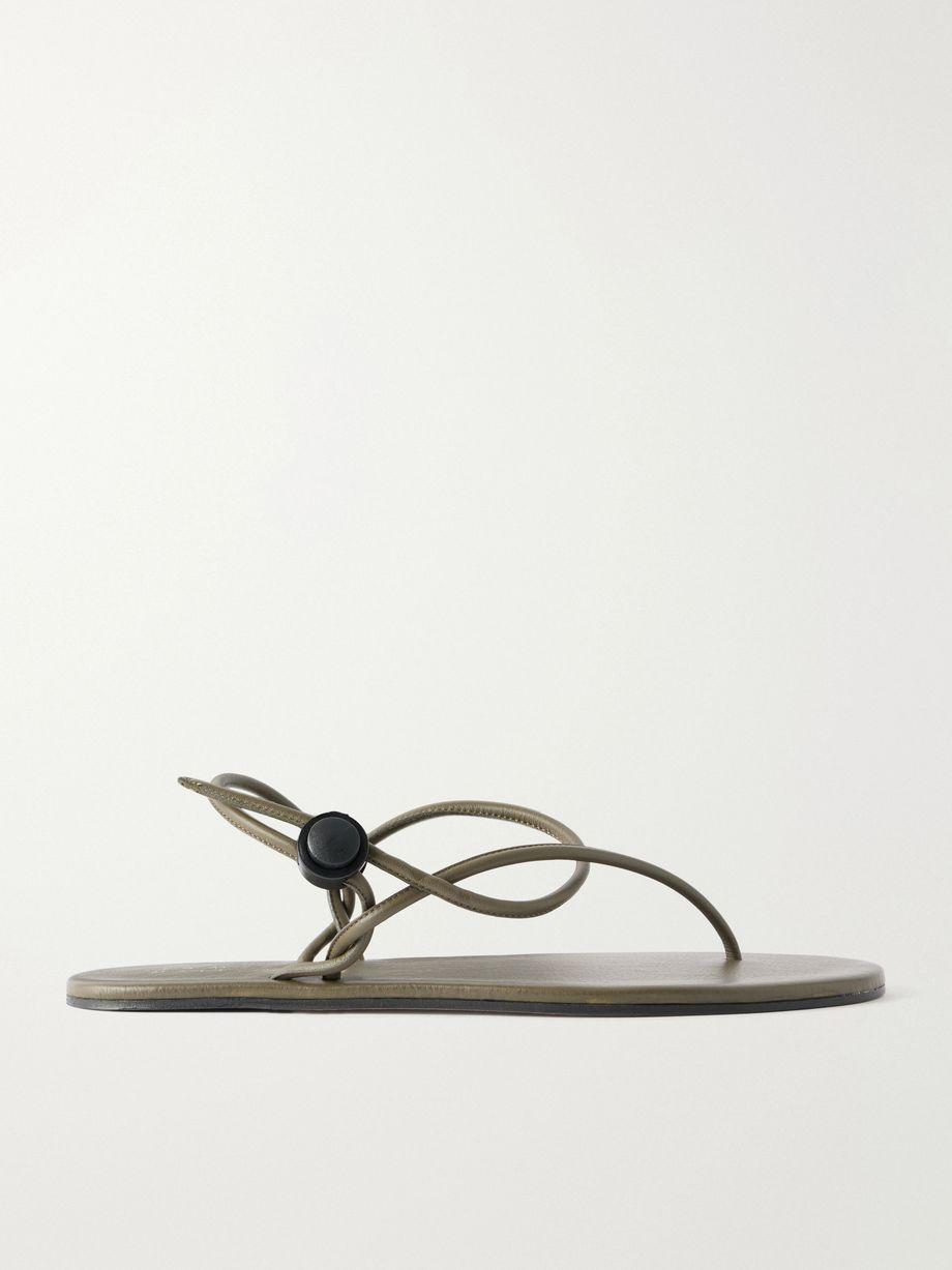 The String Theory leather thong sandals by JAMIE HALLER