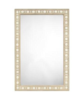 Sama Wood and Bone Inlay Mirror by JAMIE YOUNG