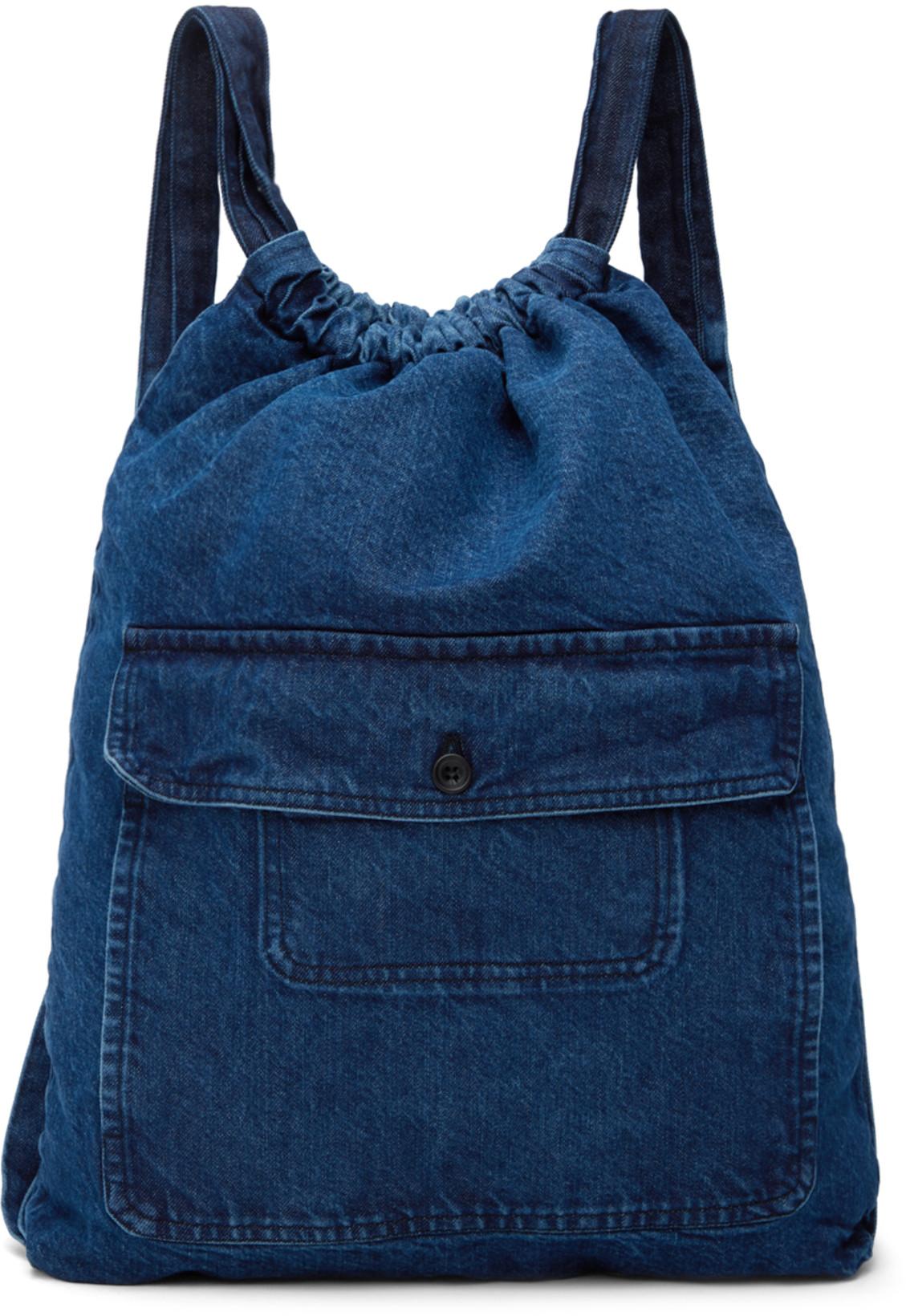 Blue O-Project Backpack by JAN JAN VAN ESSCHE