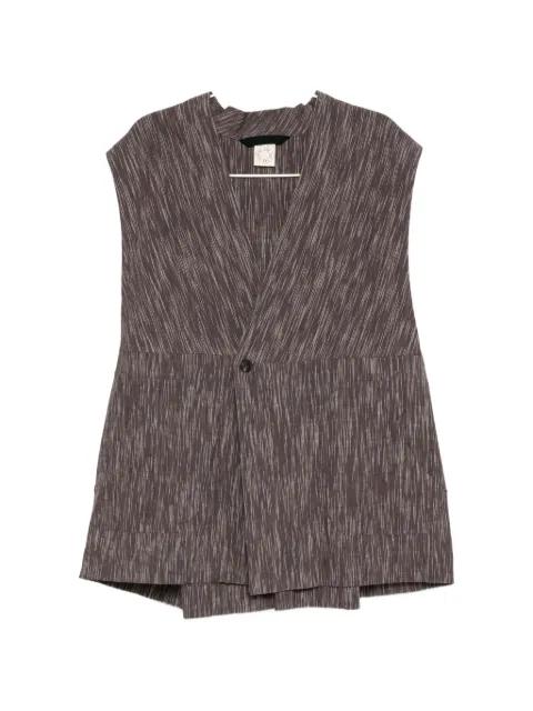 V-neck button-up gilet by JAN JAN VAN ESSCHE