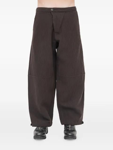 corduroy elasticated trousers by JAN JAN VAN ESSCHE