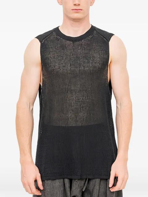 mesh-knit tank by JAN JAN VAN ESSCHE