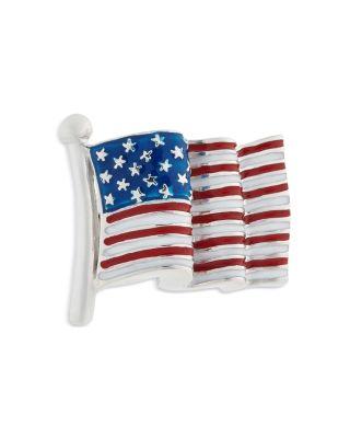 American Flag Lapel Pin by JAN LESLIE
