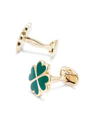 Lucky Four Leaf Clover Green Onyx by JAN LESLIE