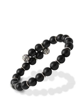 Onyx Bead Flex Bracelet by JAN LESLIE