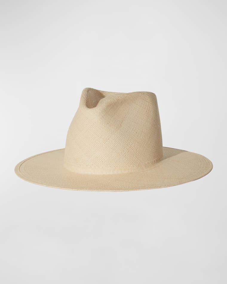 Greta Straw Fedora by JANESSA LEONE