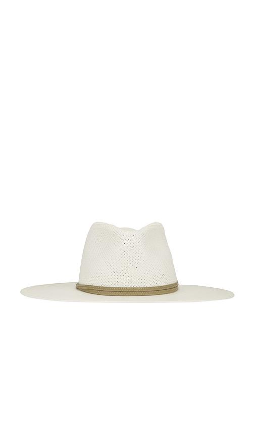 Janessa Leone Jude Hat in White by JANESSA LEONE