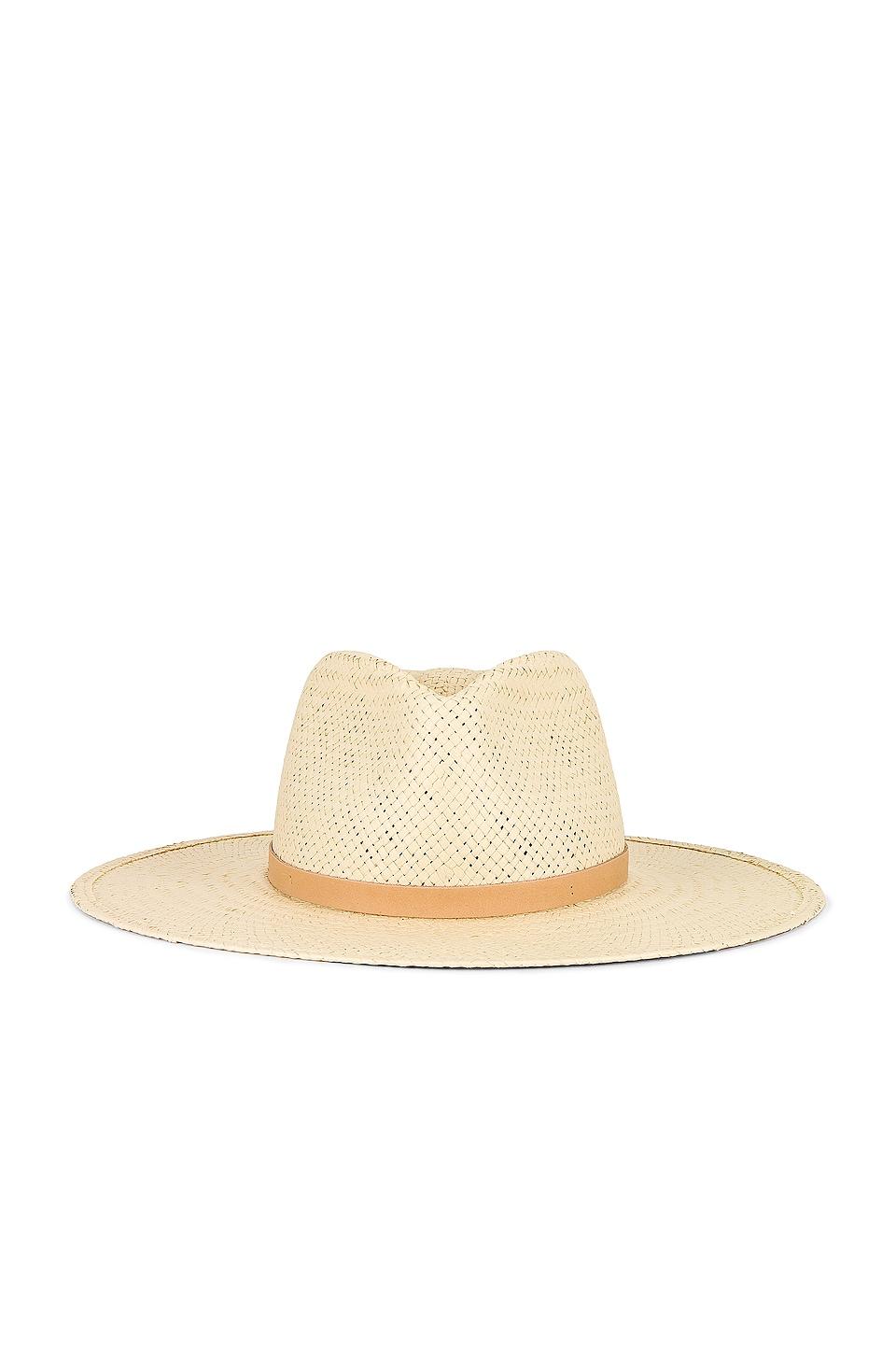 Janessa Leone Sherman Hat in Neutral by JANESSA LEONE