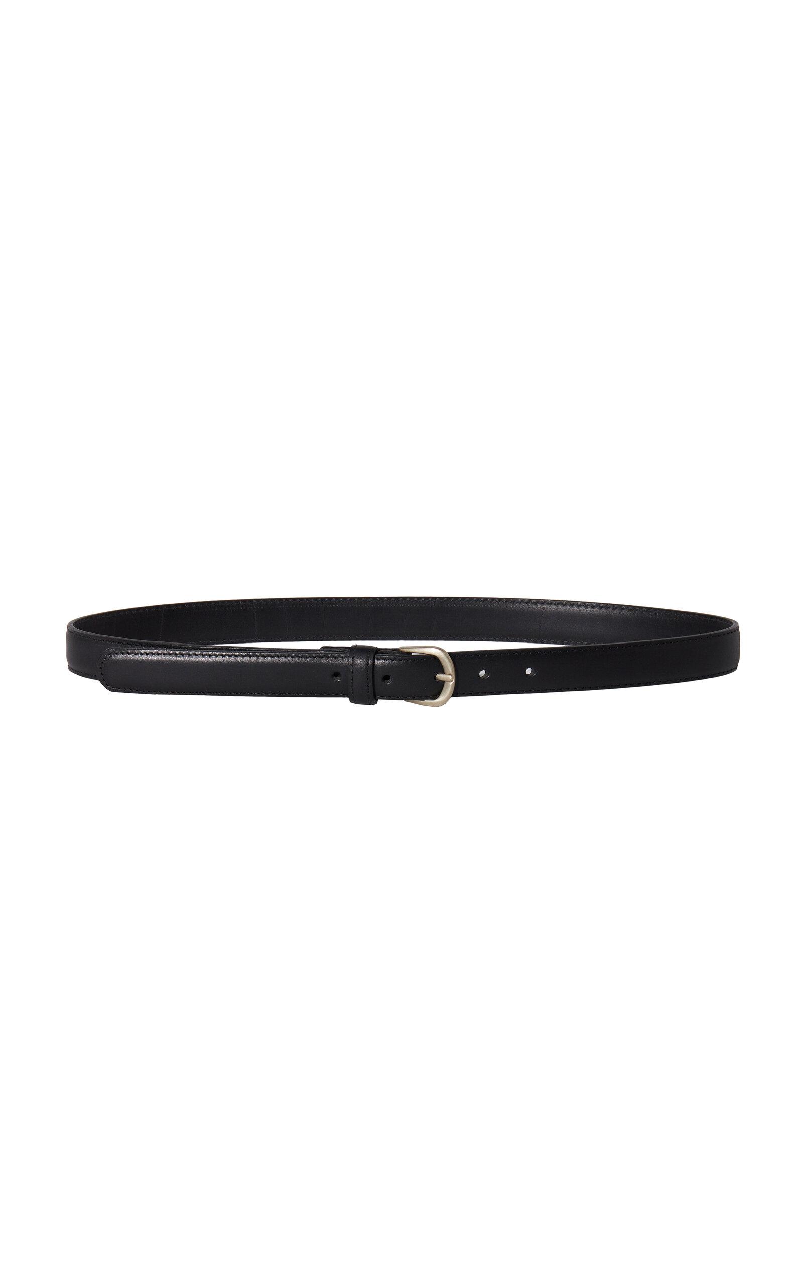 Janessa Leone Slim Leather Belt - Moda Operandi by JANESSA LEONE