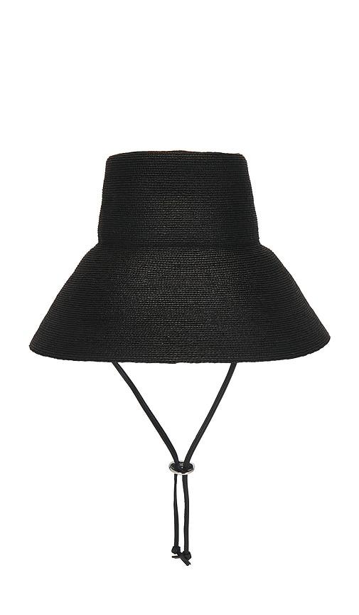 Janessa Leone Suni Hat in Black by JANESSA LEONE