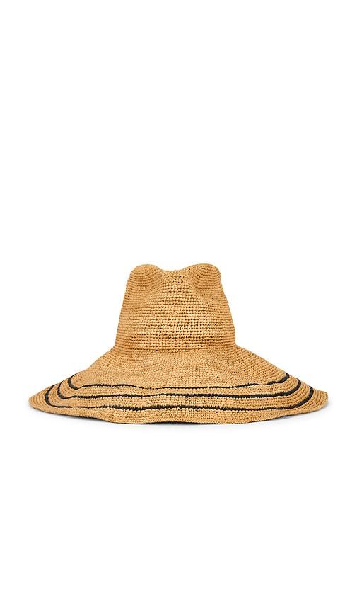Janessa Leone Waverly Bucket Hat in Neutral by JANESSA LEONE