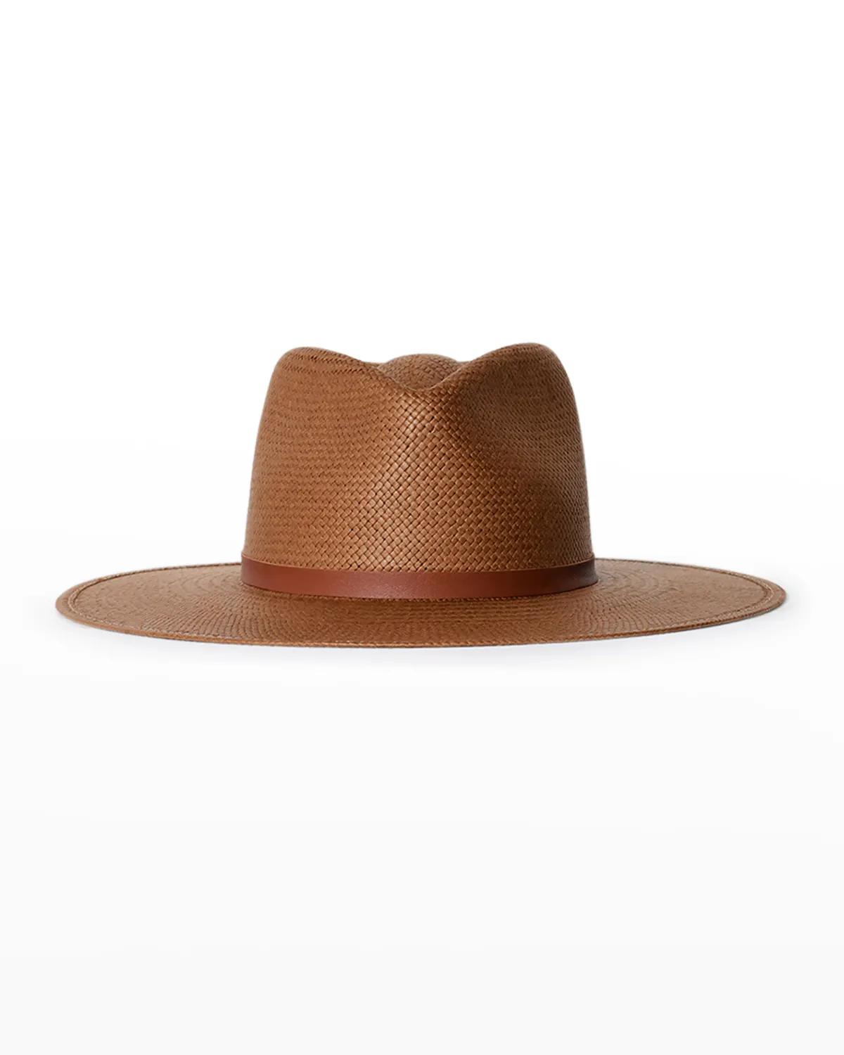 Sherman Packable Fedora Hat by JANESSA LEONE
