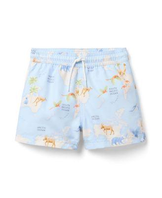 Boys' Recycled Animal Map Swim Trunk - Baby by JANIE&JACK