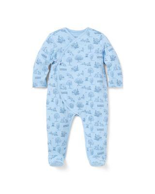 Boys' Woodland Toile Wrap Footed One-Piece - Baby by JANIE&JACK