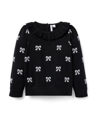 Girls' Bow Puff Sleeve Sweater - Baby by JANIE&JACK