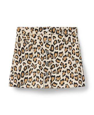 Girls' Leopard Button Skirt - Baby by JANIE&JACK