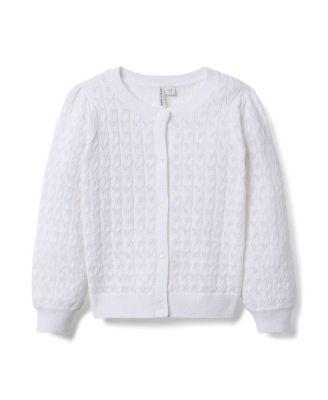 Girls' Pointelle Cardigan - Little Kid by JANIE&JACK