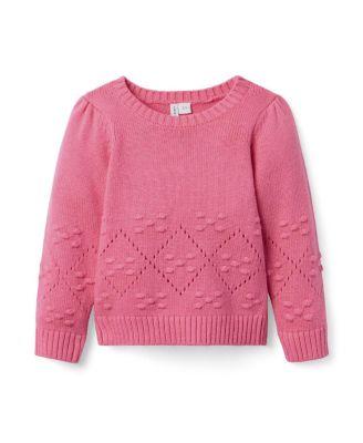 Girls' Pointelle Textured Sweater - Baby by JANIE&JACK