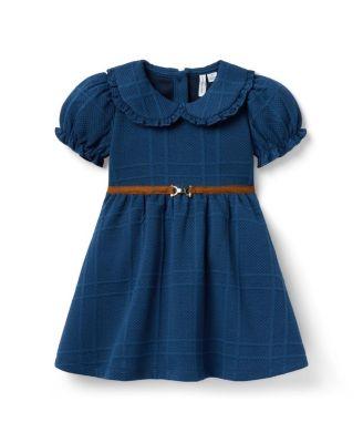 Girls' The Quilted Collared Equestrian Dress - Baby by JANIE&JACK