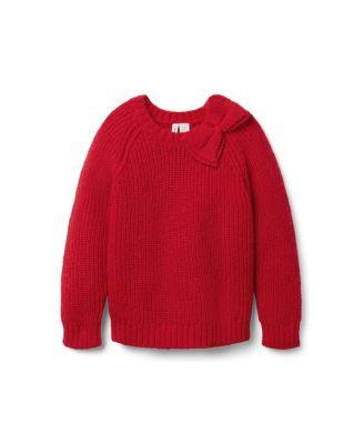 Girls' The Shoulder Bow Sweater - Baby by JANIE&JACK