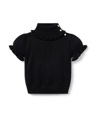 Girls' Turtleneck Puff Sleeve Sweater Top - Baby by JANIE&JACK
