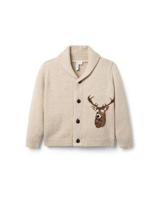 Unisex Deer Shawl Cardigan by JANIE&JACK