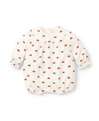 Unisex Girl' Bow Corduroy Romper by JANIE&JACK