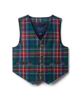 Unisex The Tartan Vest - Baby by JANIE&JACK