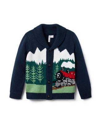 Unisex The Train Cardigan by JANIE&JACK