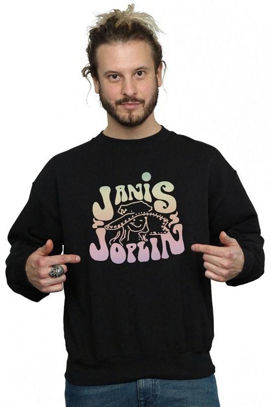 Pastel Logo Sweatshirt by JANIS JOPLIN