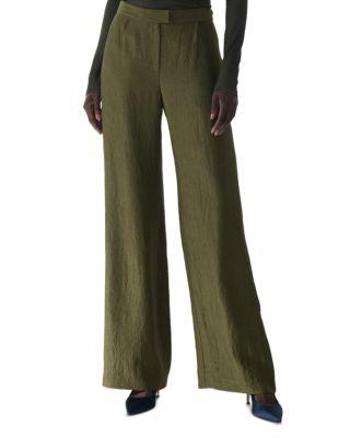 Crinkled Satin Trousers by JASON WU