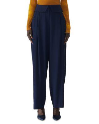 Foldover Waistband Pleated Pants by JASON WU
