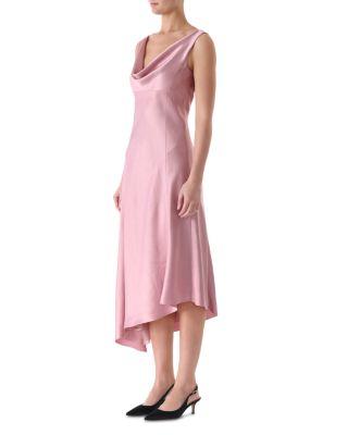 Plunging Cowl Neck Dress by JASON WU
