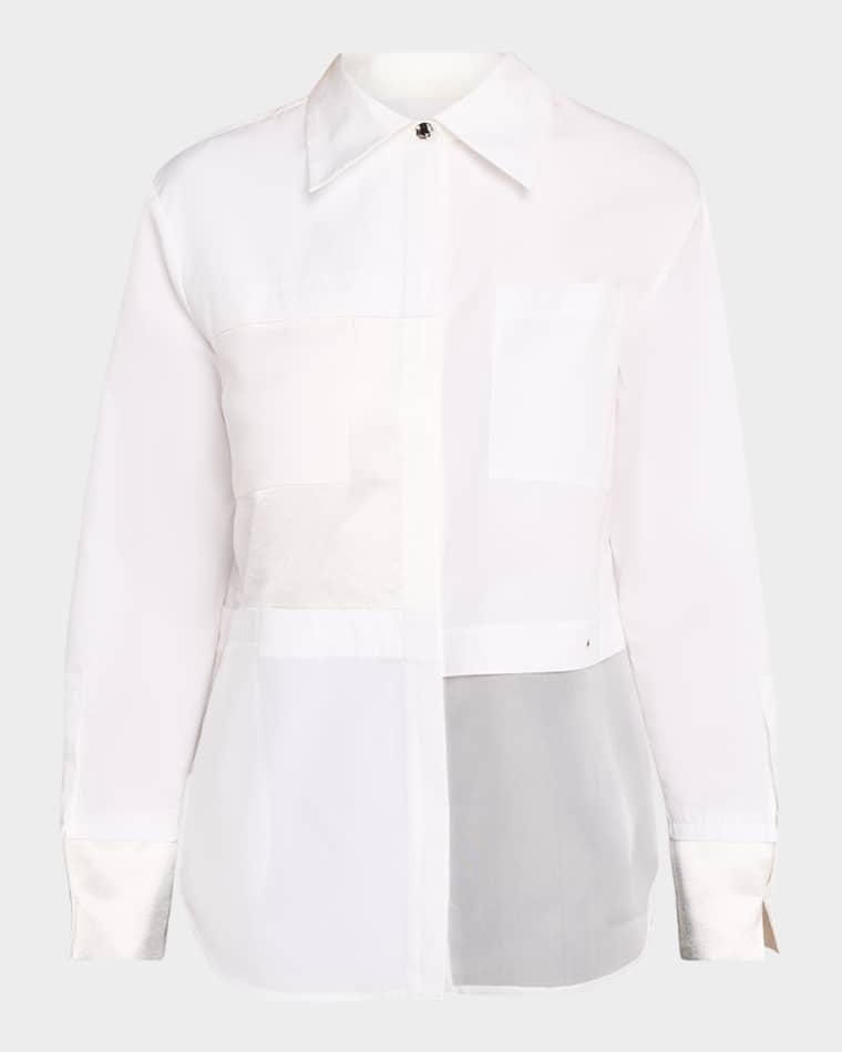x Robert Rauschenberg Collage Patchwork Shirt by JASON WU