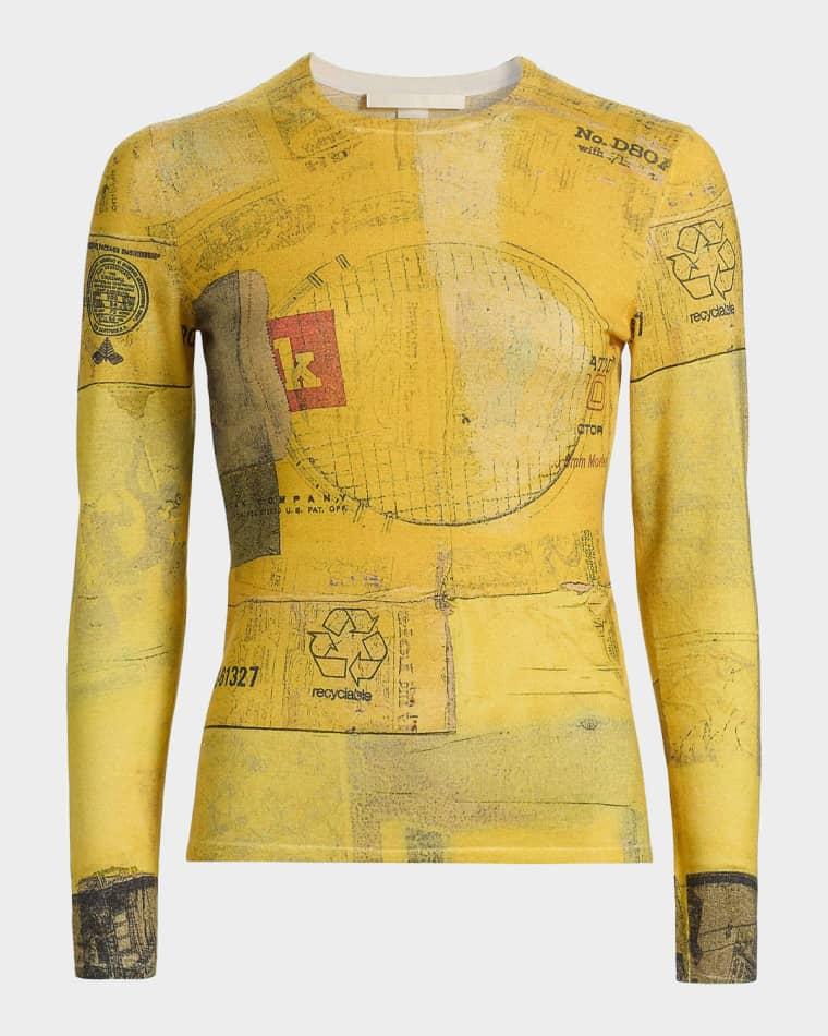 x Robert Rauschenberg Sulphur Bank-Print Sweater by JASON WU