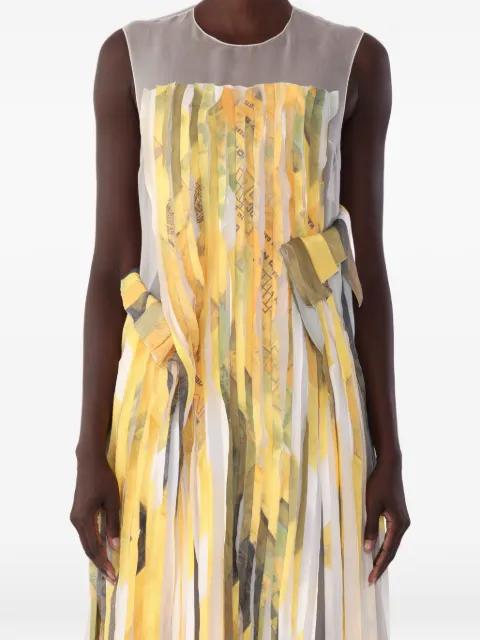 x Robert Rauschenberg sleeveless strip gown dress by JASON WU
