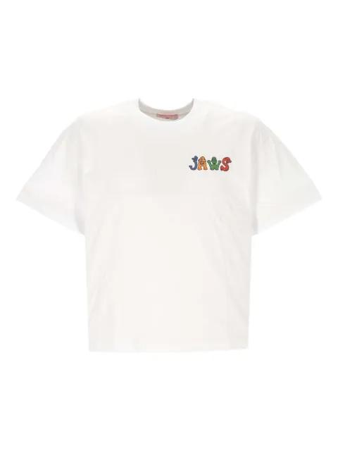 logo-print T-shirt by JAWS