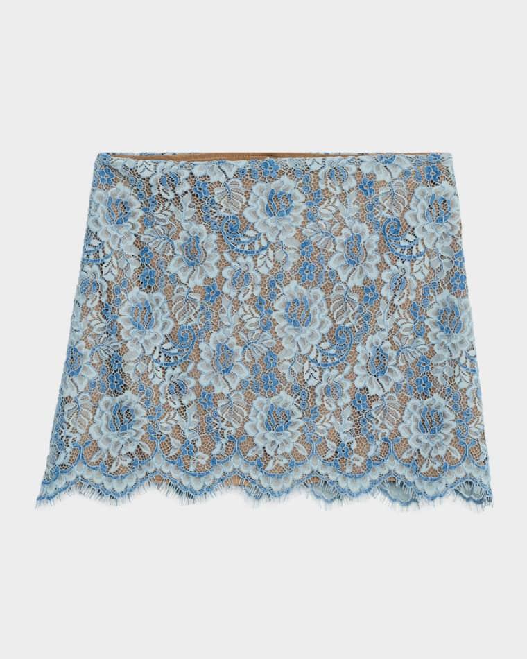 Adrienne Floral Lace Mini Skirt by JBQ